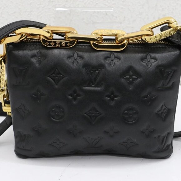 Louis Vuitton Monogram Embossed Lambskin Coussin BB Shoulder Bag - Picture 1 of 15